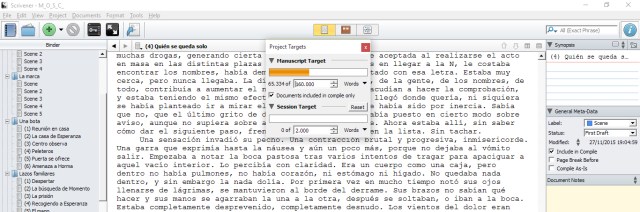 65.000 palabras, aunque el estimado sean 200.000, estoy más cerca ^^